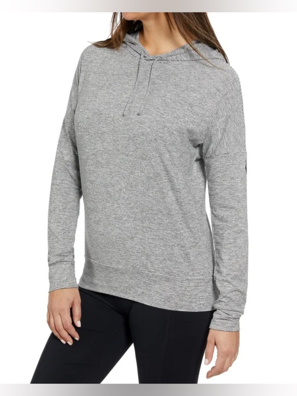 Athleta Gray Lightweight Hooded Pullover  Size S